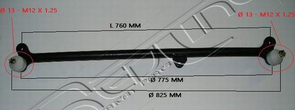 Red Line 40NI038 - Barre de direction droxauto.com