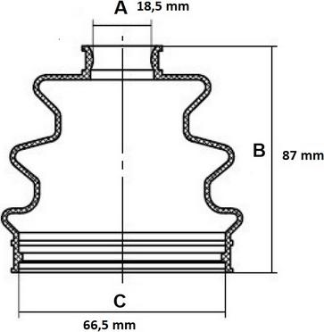 Red Line 59DA004 - Joint-soufflet, arbre de commande droxauto.com