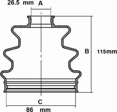 Red Line 59MI003 - Joint-soufflet, arbre de commande droxauto.com