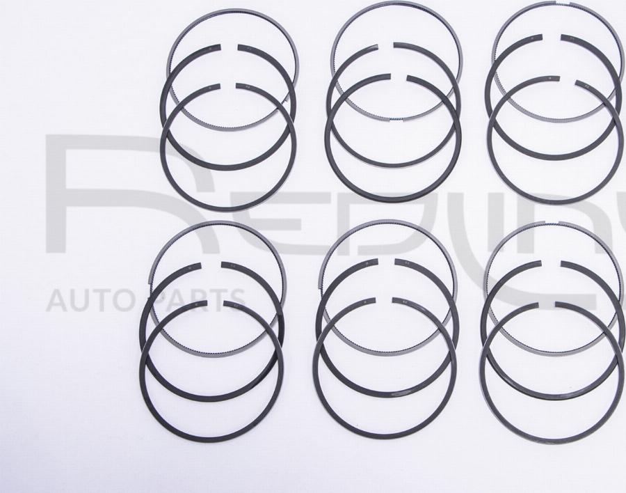 Red Line 04RV026 - Jeu de segments de pistons droxauto.com