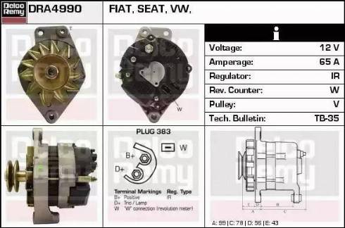 Remy DRA4990 - Alternateur droxauto.com