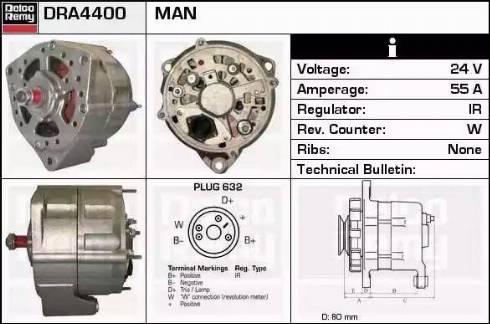 Remy DRA4400 - Alternateur droxauto.com