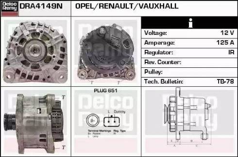 Remy DRA4149N - Alternateur droxauto.com