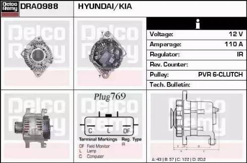 Remy DRA0988 - Alternateur droxauto.com