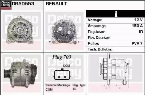 Remy DRA0553 - Alternateur droxauto.com