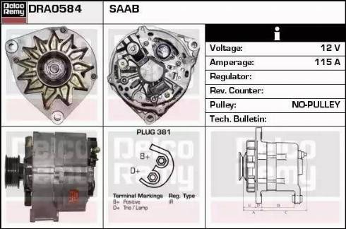 Remy DRA0584 - Alternateur droxauto.com