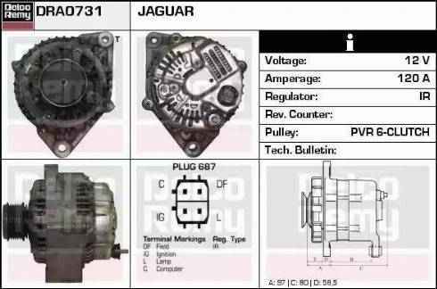Remy DRA0731 - Alternateur droxauto.com