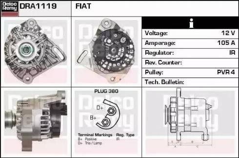 Remy DRA1119 - Alternateur droxauto.com