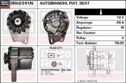 Remy DRA2341N - Alternateur droxauto.com