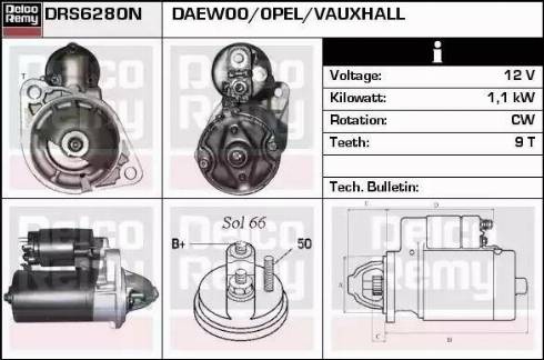 Remy DRS6280N - Démarreur droxauto.com