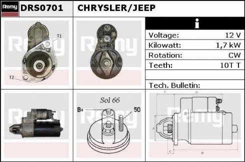 Remy DRS0701 - Démarreur droxauto.com