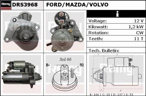 Remy DRS3968X - Démarreur droxauto.com