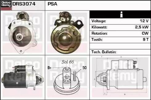 Remy DRS3074 - Démarreur droxauto.com