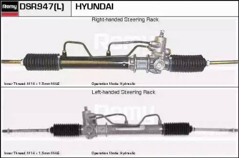 Remy DSR947L - Crémaillière de direction droxauto.com