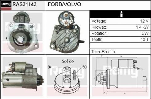 Remy RAS31143 - Démarreur droxauto.com