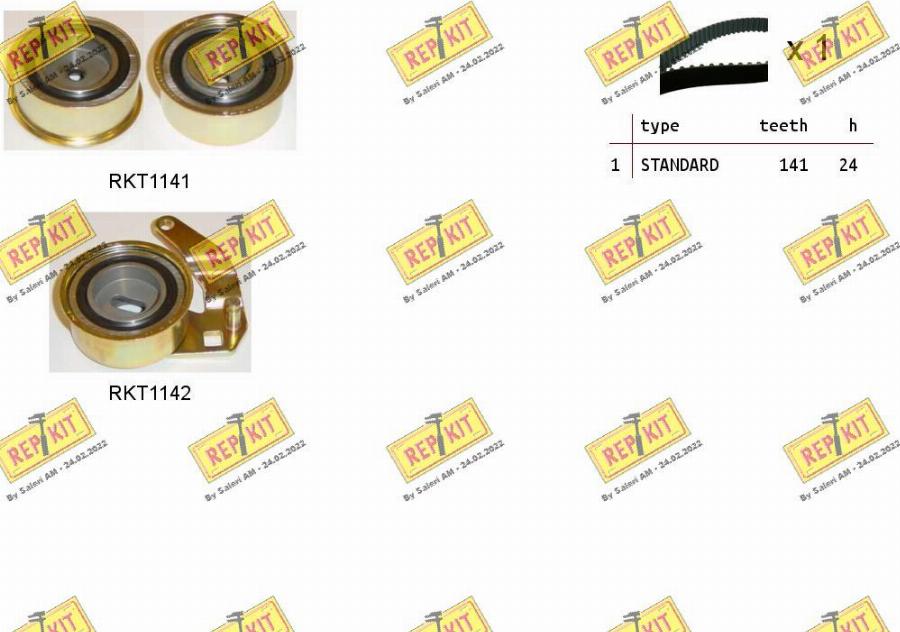 REPKIT RKTK0990 - Kit de distribution droxauto.com