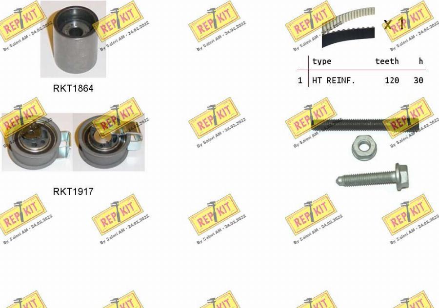 REPKIT RKTK0940 - Kit de distribution droxauto.com