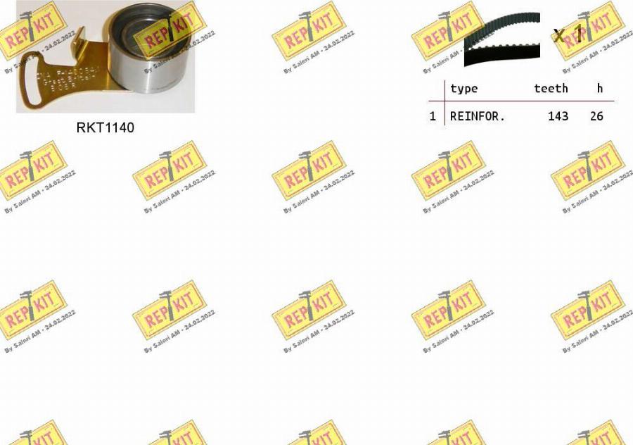 REPKIT RKTK0955 - Kit de distribution droxauto.com