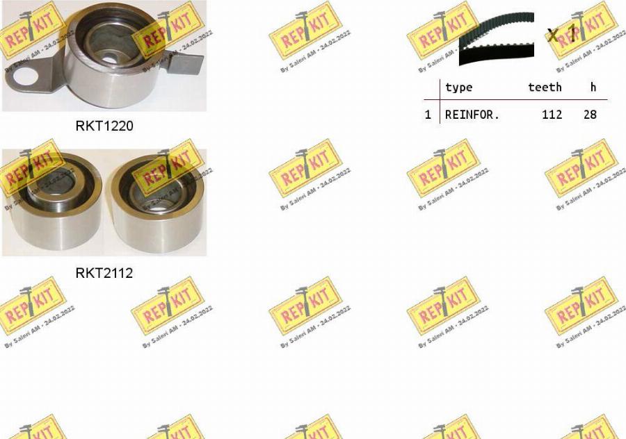 REPKIT RKTK0957 - Kit de distribution droxauto.com