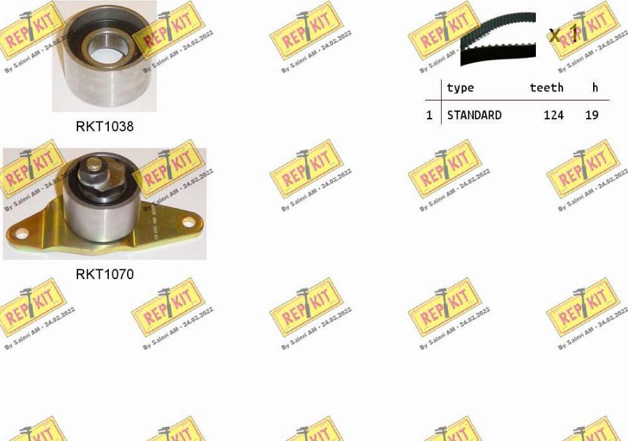 REPKIT RKTK0969 - Kit de distribution droxauto.com