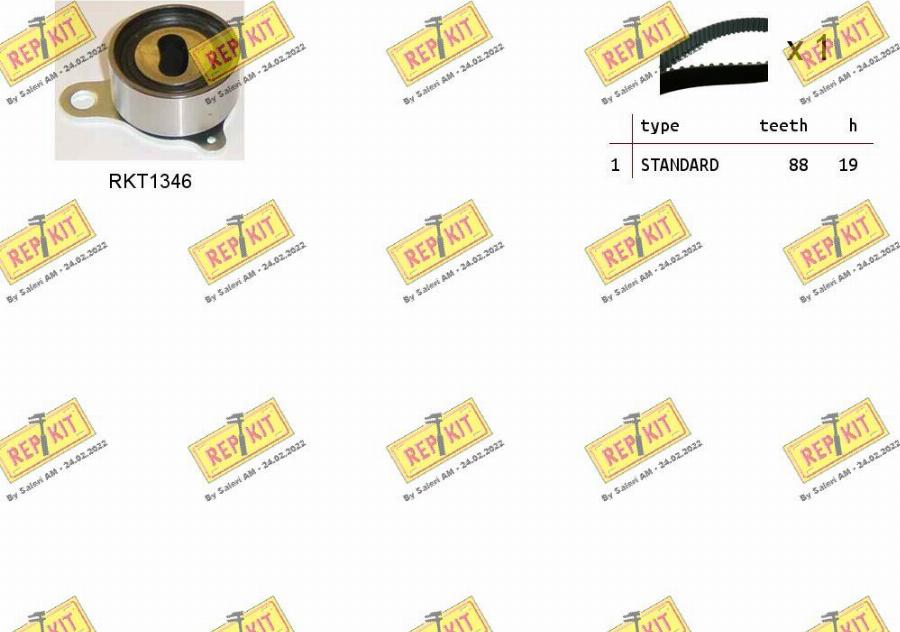 REPKIT RKTK0961 - Kit de distribution droxauto.com