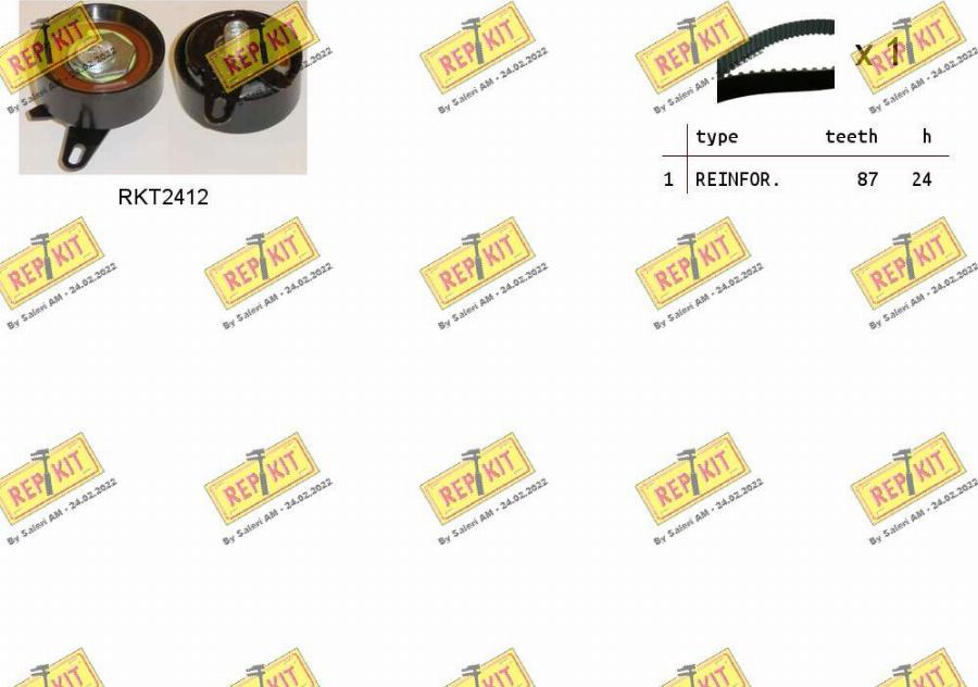 REPKIT RKTK0914 - Kit de distribution droxauto.com