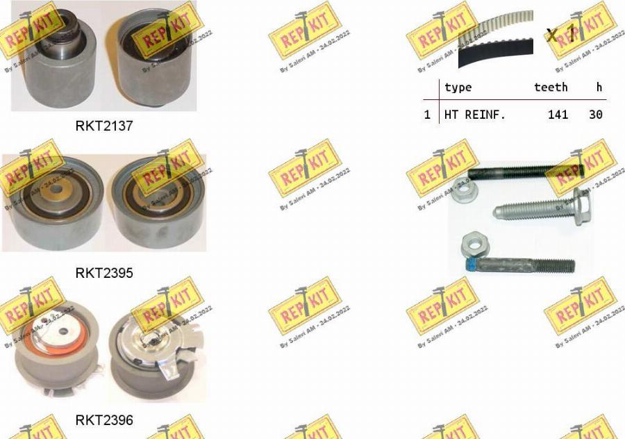 REPKIT RKTK0929 - Kit de distribution droxauto.com