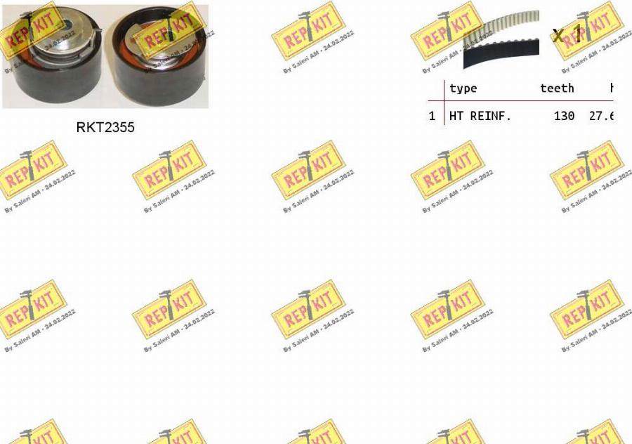 REPKIT RKTK0920 - Kit de distribution droxauto.com