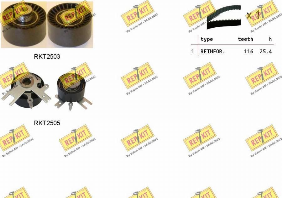 REPKIT RKTK0928 - Kit de distribution droxauto.com