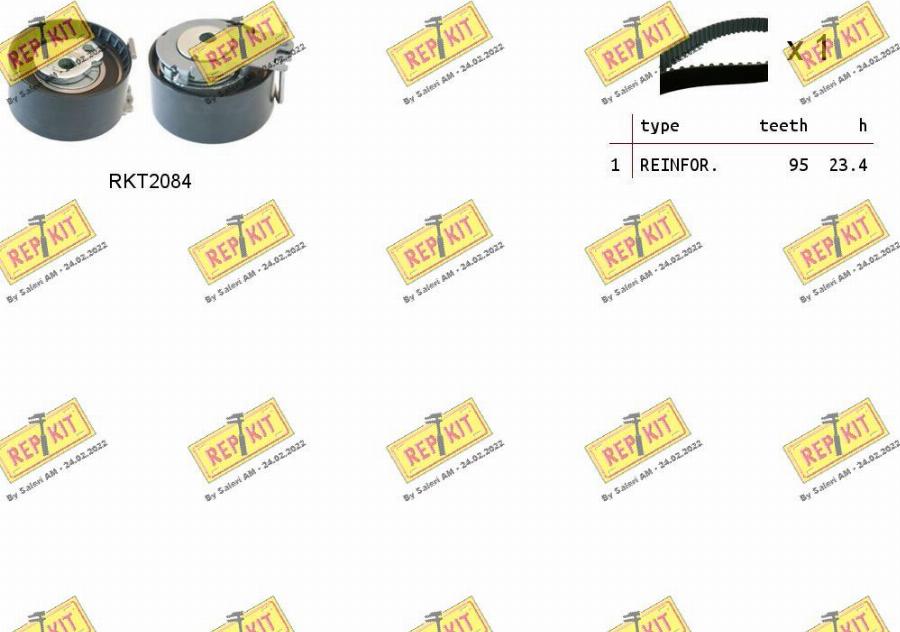 REPKIT RKTK0922 - Kit de distribution droxauto.com