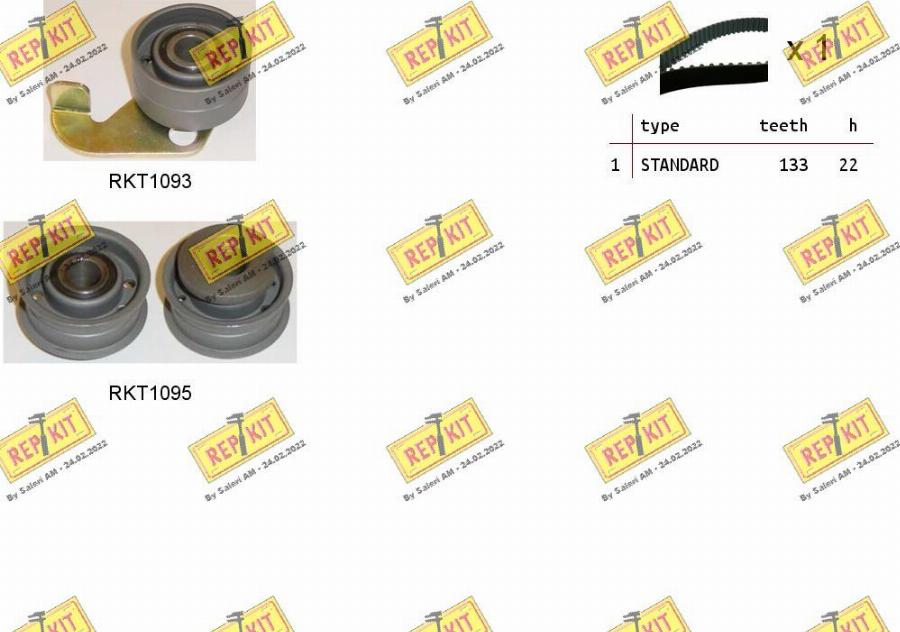 REPKIT RKTK0973 - Kit de distribution droxauto.com