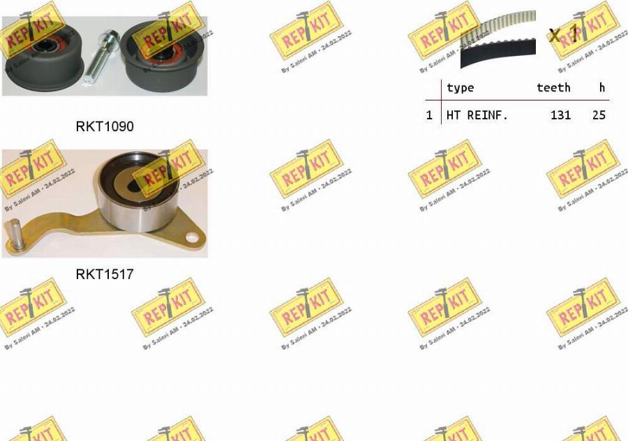 REPKIT RKTK0845 - Kit de distribution droxauto.com