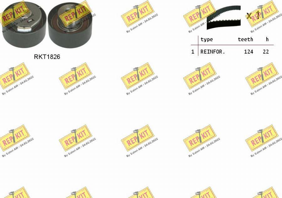 REPKIT RKTK0842 - Kit de distribution droxauto.com