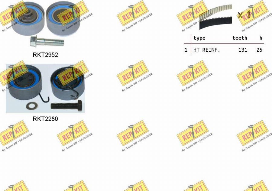 REPKIT RKTK0868 - Kit de distribution droxauto.com