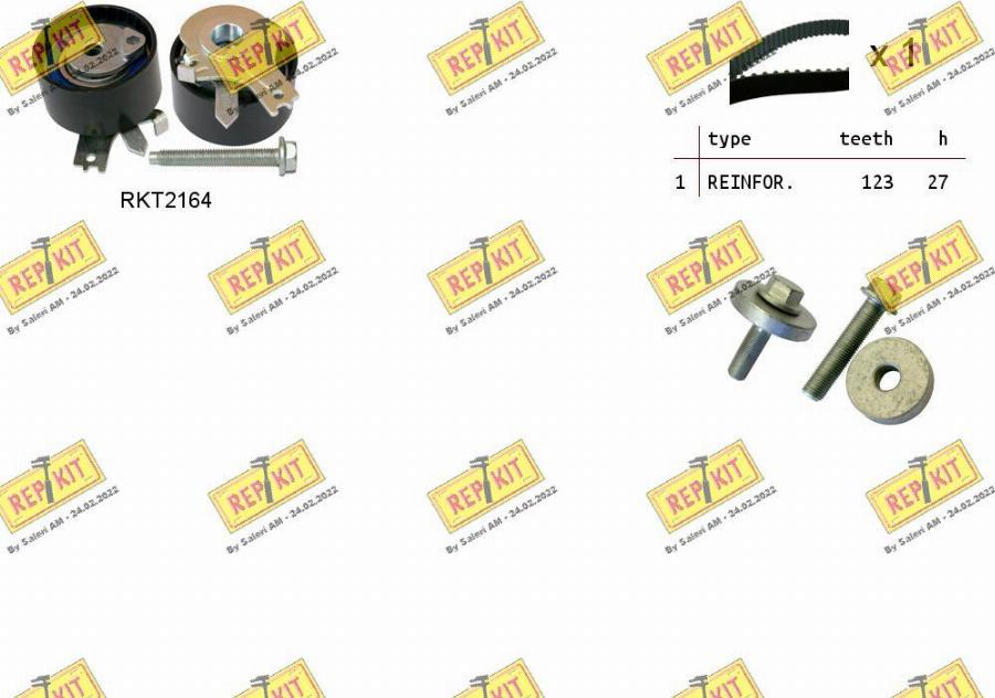 REPKIT RKTK0863 - Kit de distribution droxauto.com