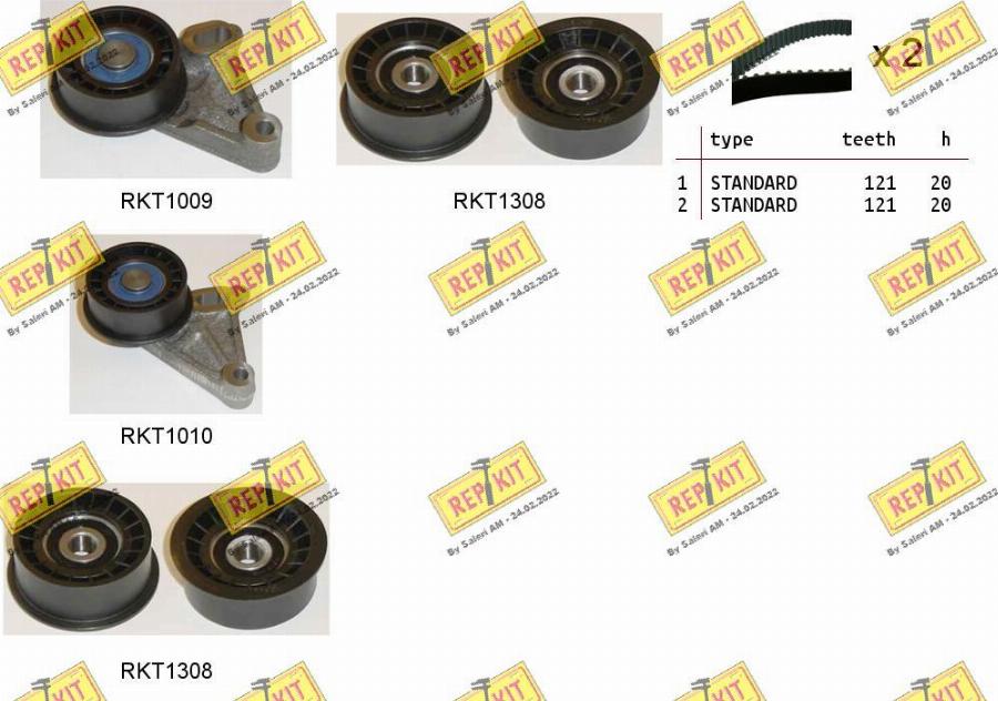REPKIT RKTK0889 - Kit de distribution droxauto.com