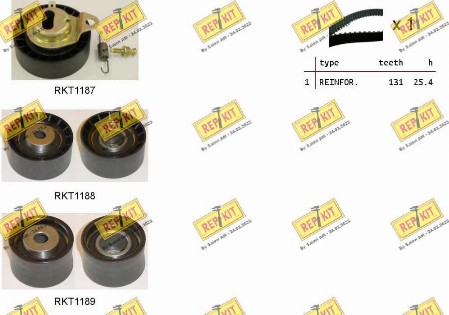 REPKIT RKTK0823 - Kit de distribution droxauto.com