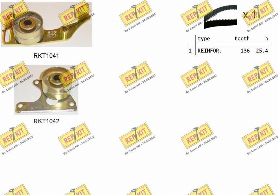 REPKIT RKTK0871 - Kit de distribution droxauto.com