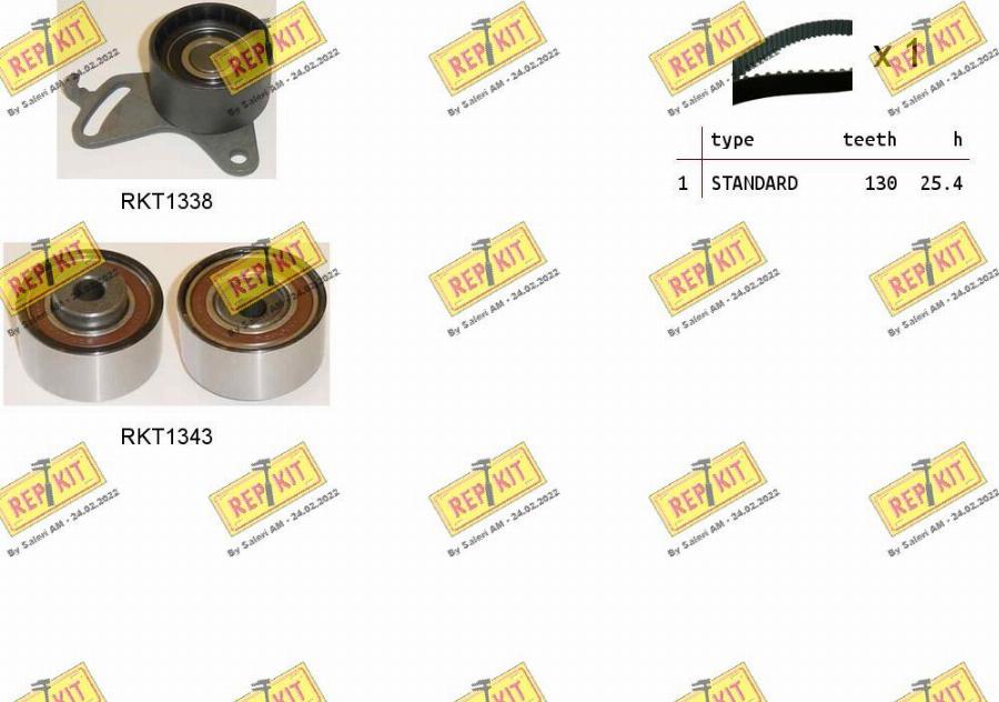 REPKIT RKTK0873 - Kit de distribution droxauto.com