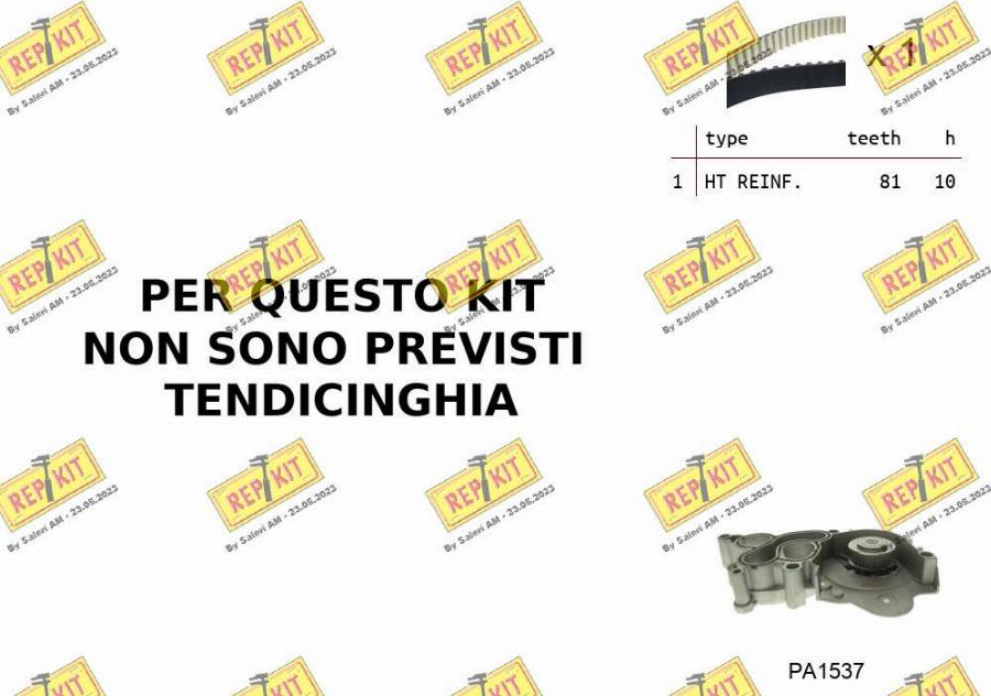 REPKIT RKTK0B02PA4 - Pompe à eau + kit de courroie de distribution droxauto.com