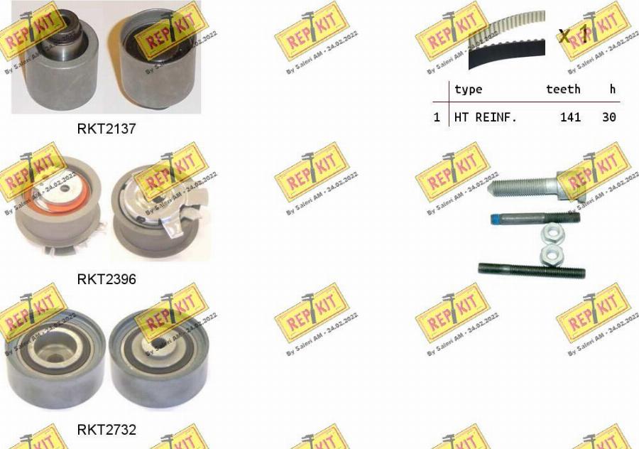 REPKIT RKTK1090 - Kit de distribution droxauto.com