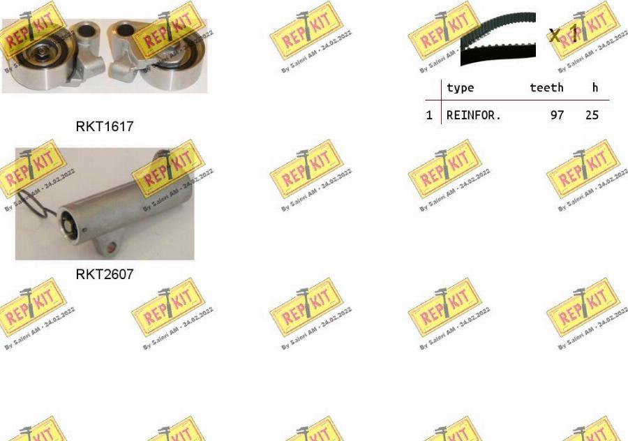 REPKIT RKTK1066C - Kit de distribution droxauto.com