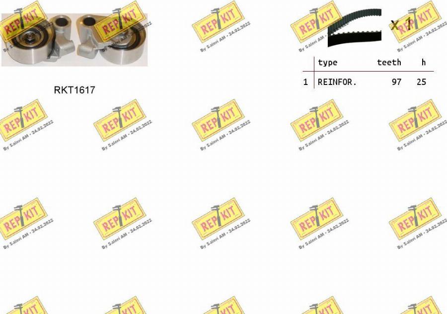 REPKIT RKTK1066 - Kit de distribution droxauto.com