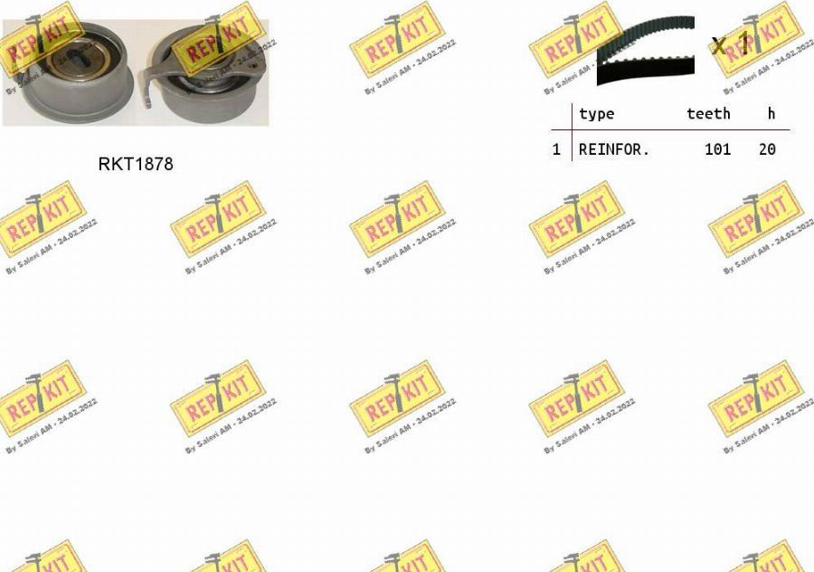 REPKIT RKTK1061 - Kit de distribution droxauto.com