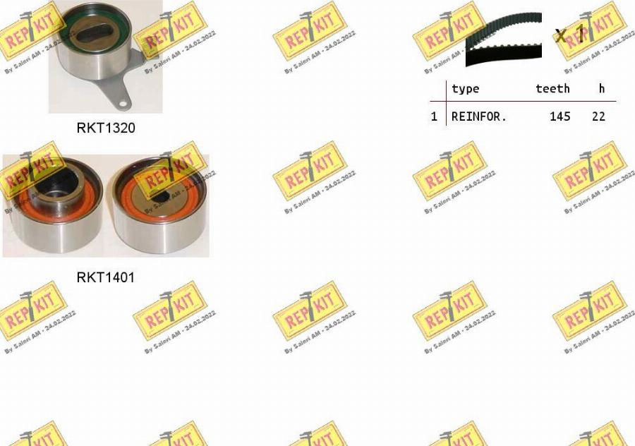 REPKIT RKTK1000 - Kit de distribution droxauto.com