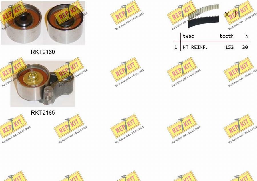 REPKIT RKTK1081 - Kit de distribution droxauto.com