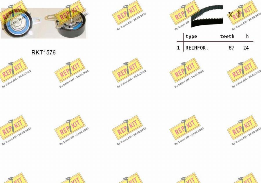 REPKIT RKTK1076 - Kit de distribution droxauto.com