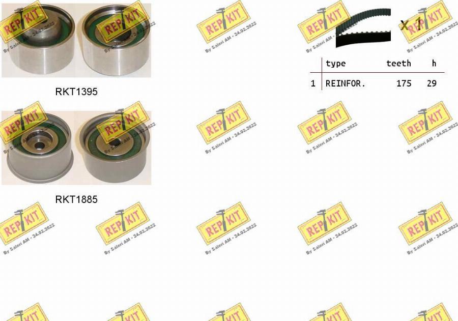 REPKIT RKTK1195 - Kit de distribution droxauto.com