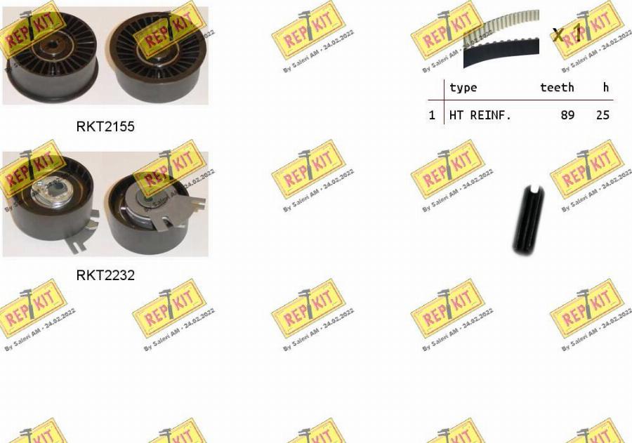 REPKIT RKTK1152 - Kit de distribution droxauto.com