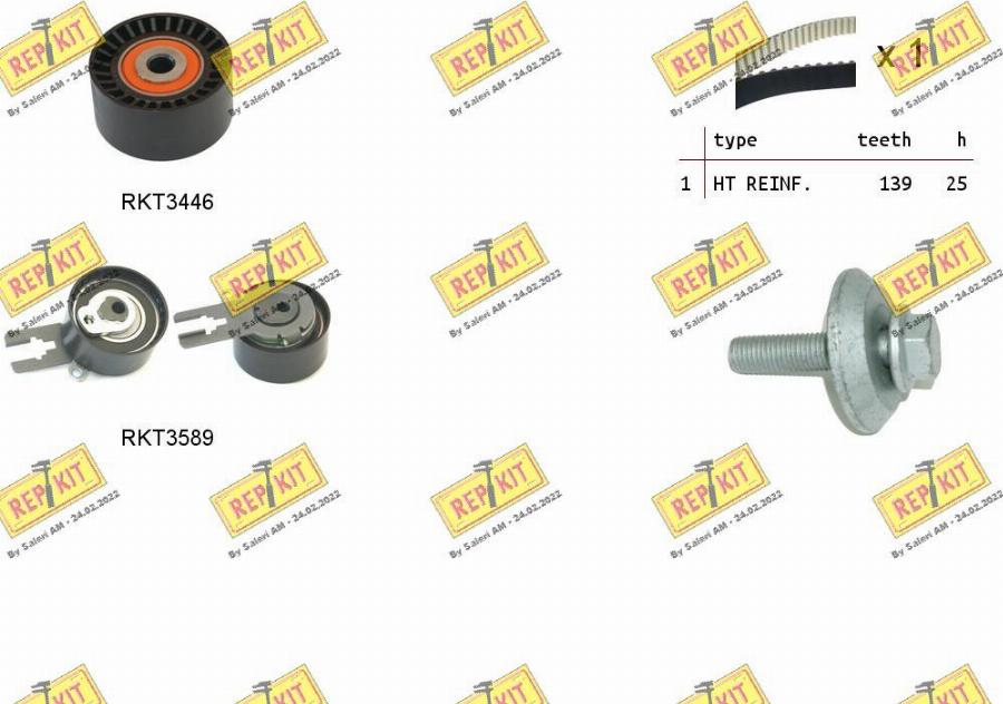 REPKIT RKTK1160 - Kit de distribution droxauto.com